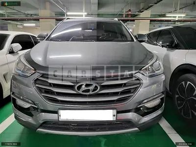 Photo 1 of 12: 2015 Hyundai Santa Fe, VIN KMHSW81UBGU529536 — Korean insurance auction