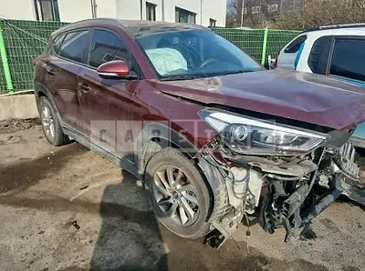 Photo 1 of 12: 2016 Hyundai Tucson, VIN KMHJ381ADGU205629 — Korean insurance auction