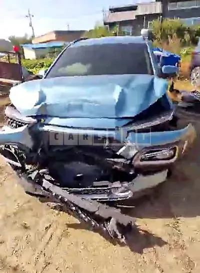 Photo 1 of 5: 2019 Hyundai Kona, VIN KMHK7815GKU343207 — Korean insurance auction