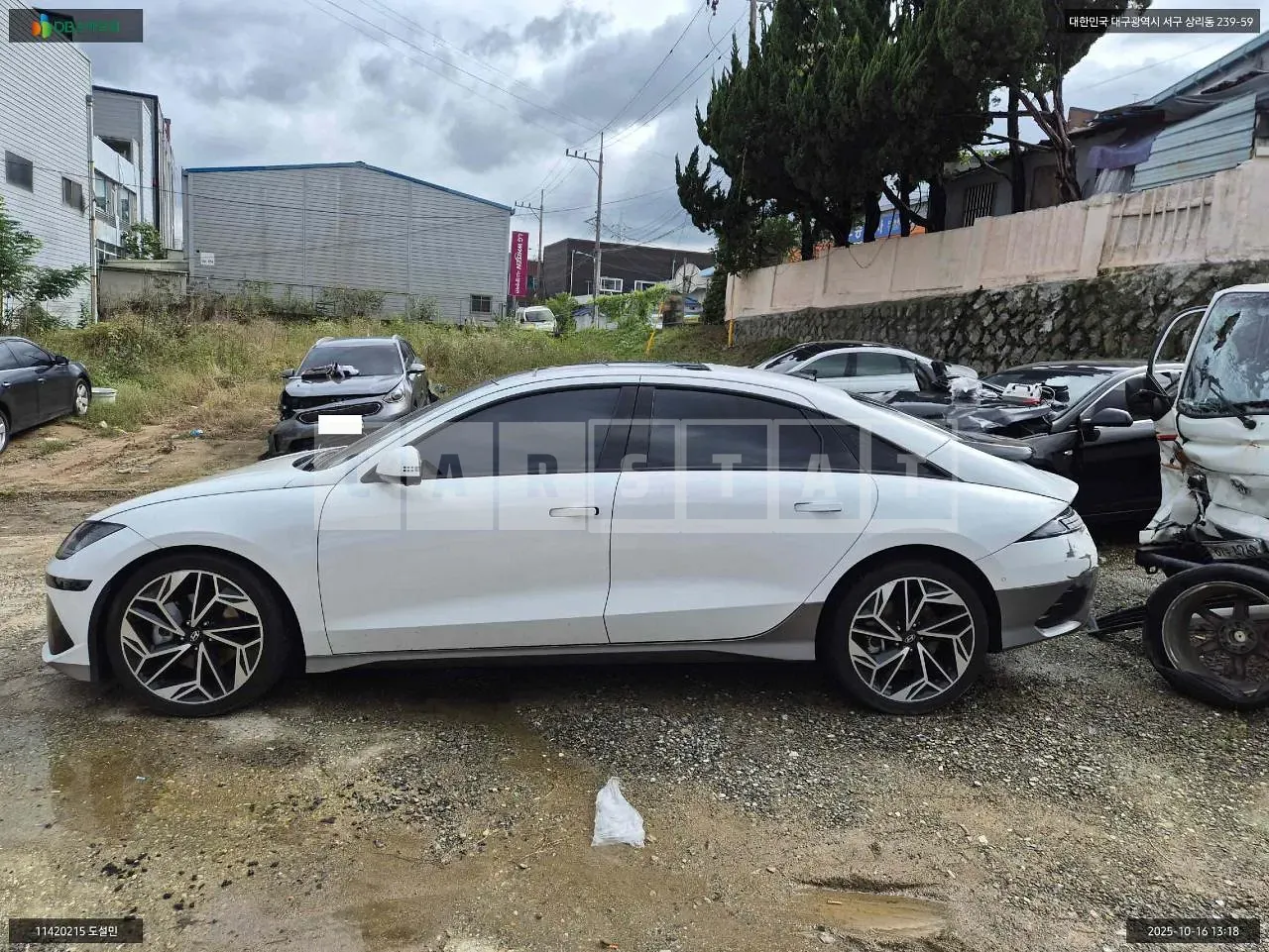 Photo 2 of 16: 2022 Hyundai IONIQ 6, VIN KMHM541AFPA002913 — Korean insurance auction