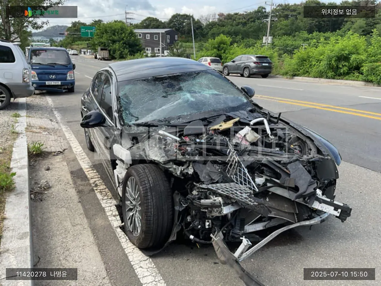 Photo 2 of 15: 2022 Genesis G80, VIN KMTGB41CDNU153674 — Korean insurance auction