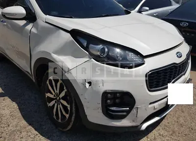 Photo 1 of 19: 2017 Kia Sportage, VIN KNAP6815GHK293972 — Korean insurance auction