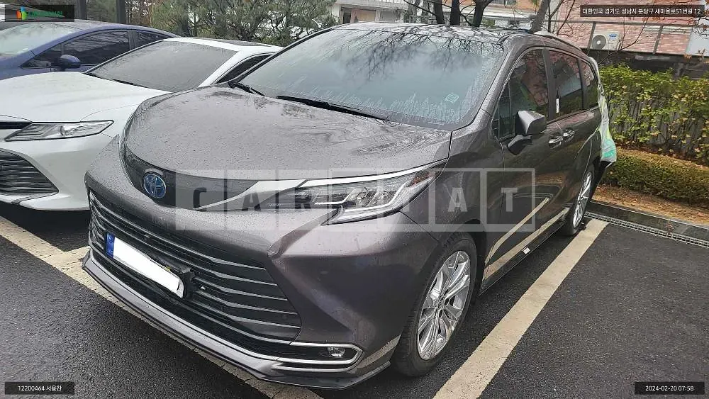 Photo 2 of 15: 2023 Toyota Siena Hybrid 2WD, VIN 5TDGRKEC9PS169685 — Korean insurance auction
