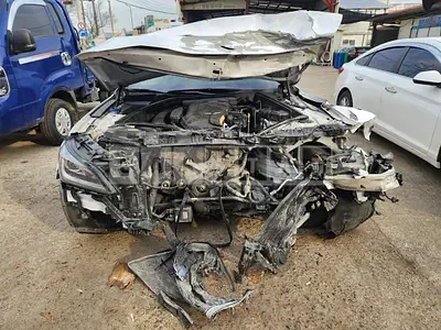 Photo 1 of 14: 2018 Hyundai Genesis G80, VIN KMHGM41DDJU300458 — Korean insurance auction