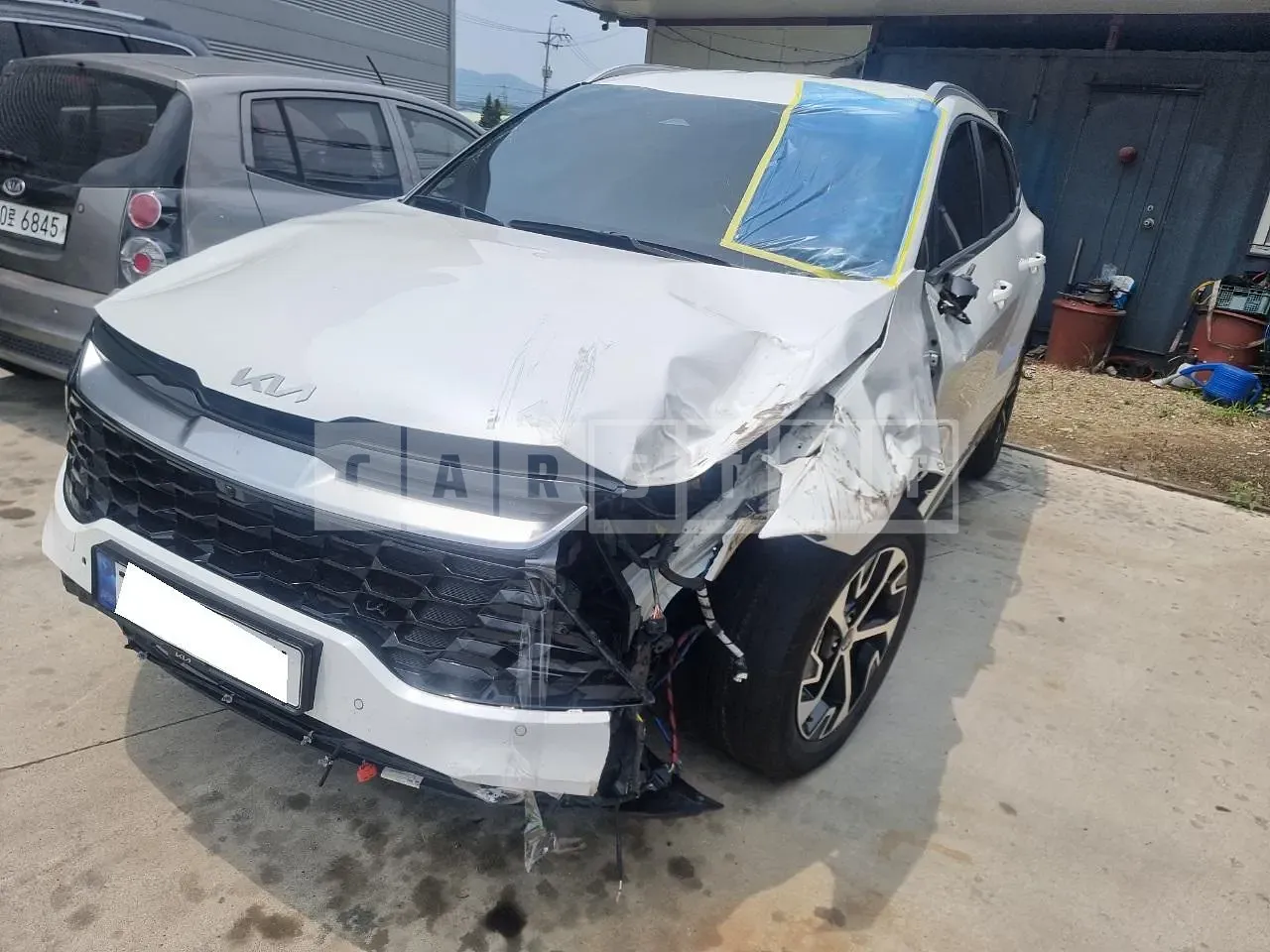 Photo 2 of 46: 2023 Kia Sportage Hybrid, VIN KNAPX81GBRK119248 — Korean insurance auction