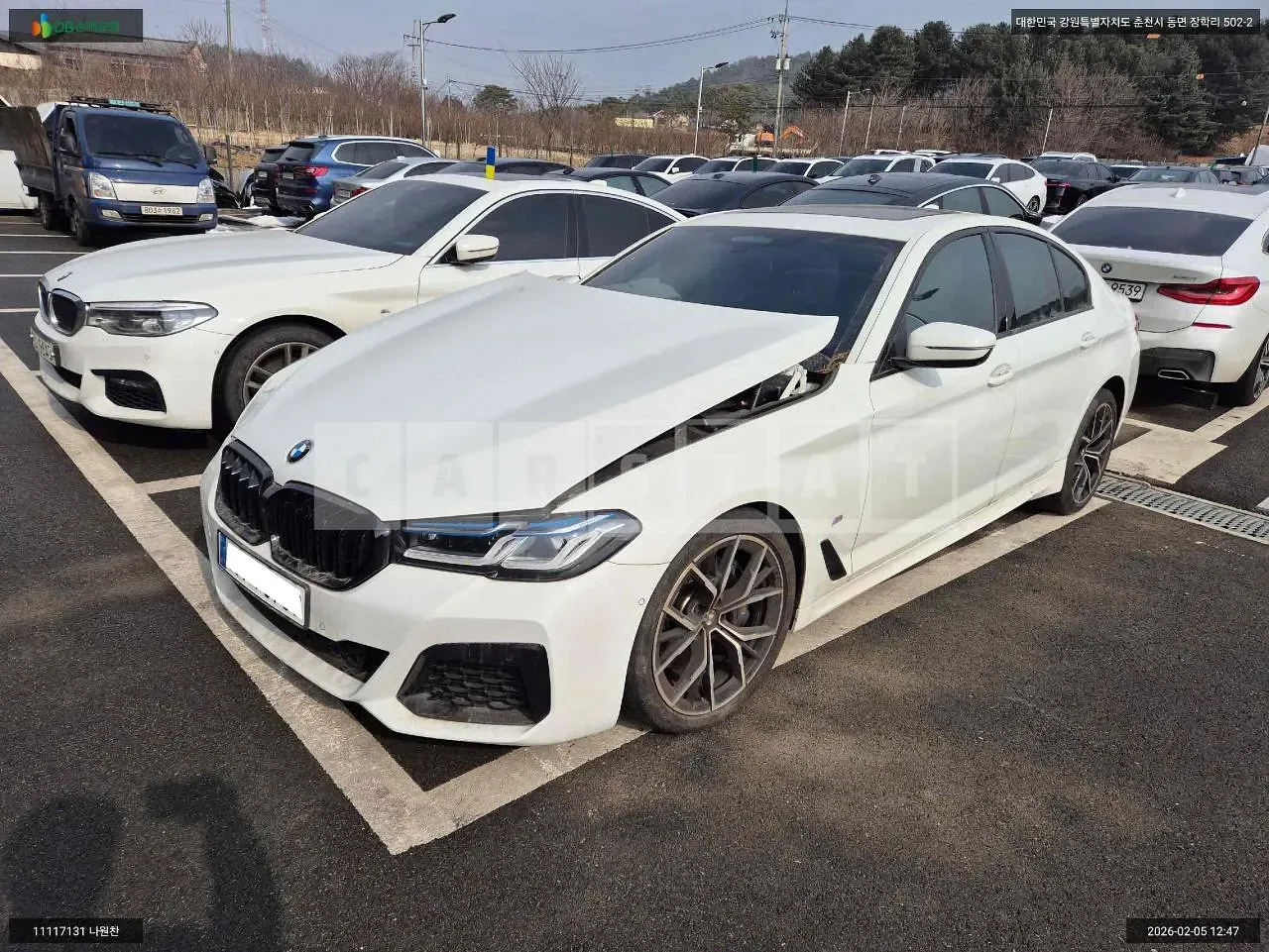 Photo 2 of 11: 2023 BMW 530i, VIN WBA71BH02PCN56294 — Korean insurance auction