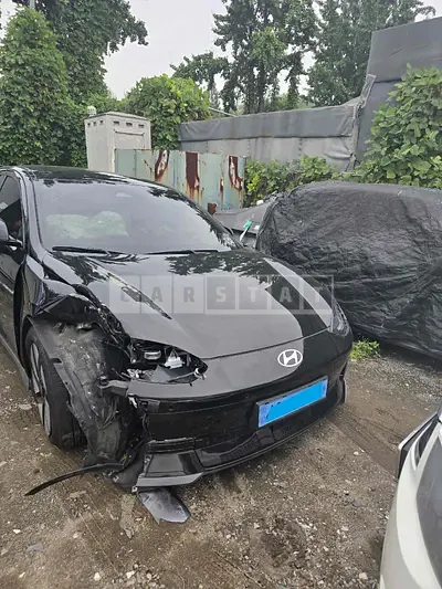 Photo 1 of 13: 2022 Hyundai IONIQ 6, VIN KMHM341AFPA008691 — Korean insurance auction