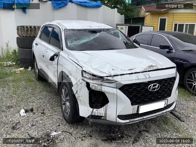 Photo 1 of 11: 2018 Hyundai Santa Fe, VIN KMHS281BBKU006904 — Korean insurance auction