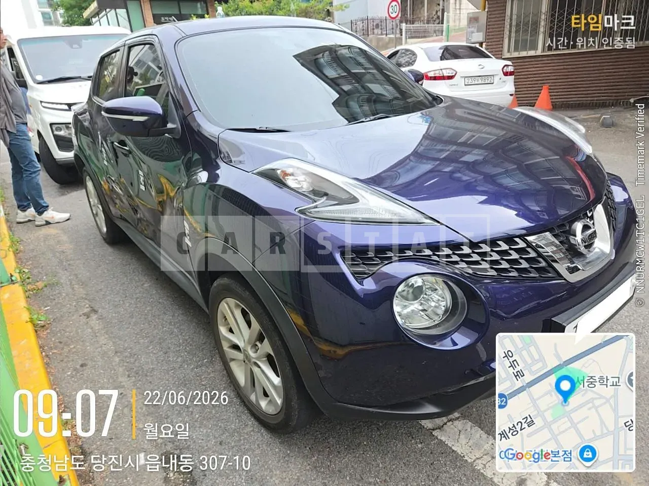 Photo 2 of 17: 2017 Nissan Juke, VIN JN1AF58E2HT180515 — Korean insurance auction
