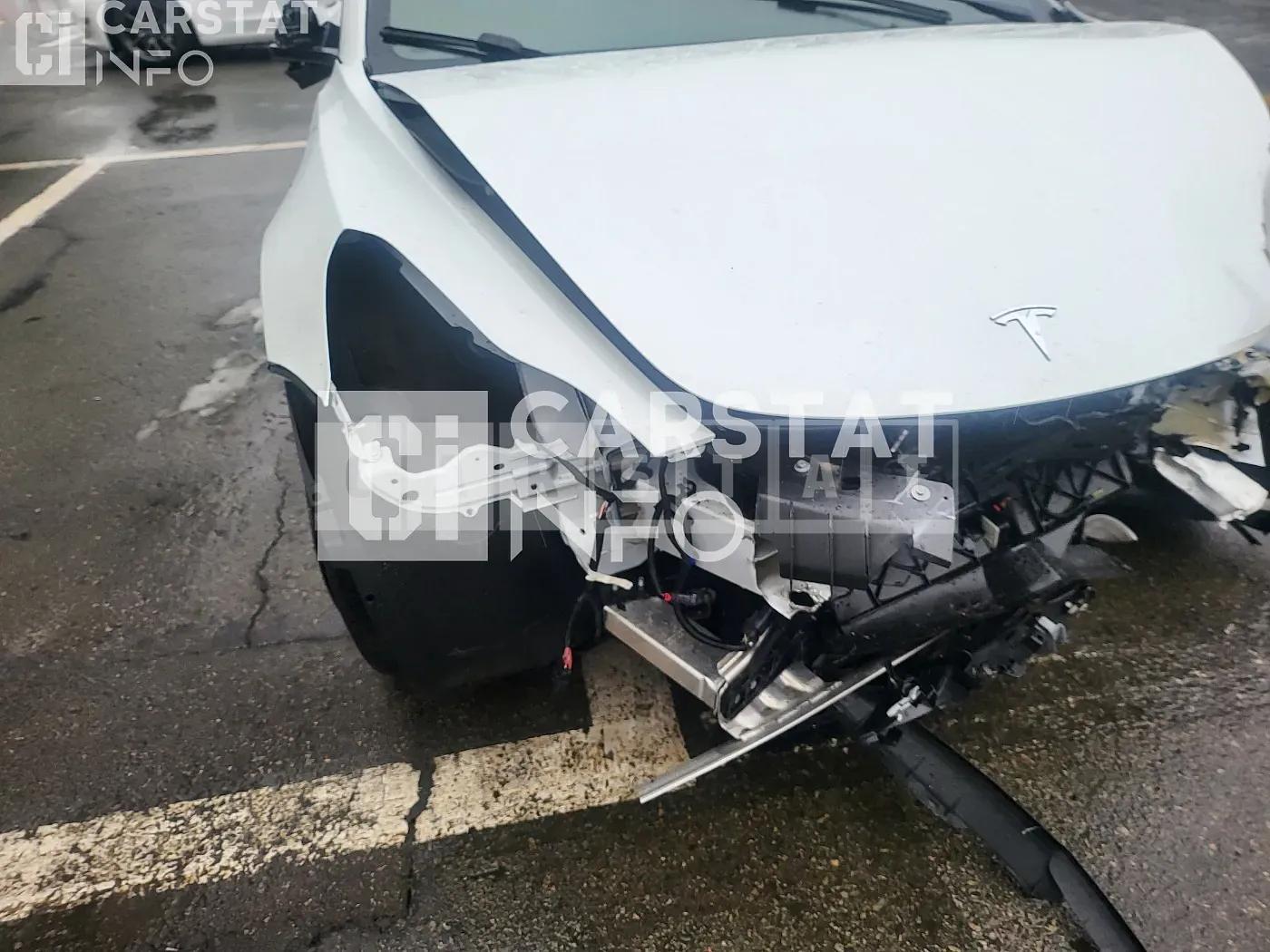 Photo 2 of 27: 2022 Tesla Model 3 Long Range, VIN 5YJ3E1EB2NF151316 — Korean insurance auction