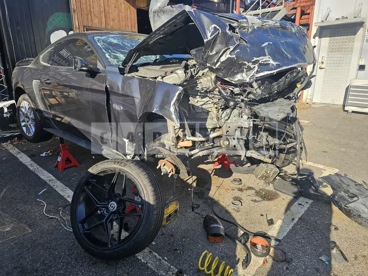 Photo 2 of 12: 2017 Ford Mustang GT 5.0 Coupe, VIN 1FA6P8CF5H5311707 — Korean insurance auction