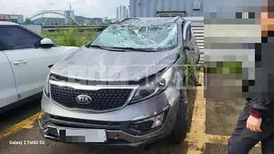 Photo 1 of 10: 2015 Kia Sportage R — Korean insurance auction