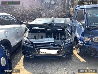 Photo 1 of 10: 2017 Hyundai Genesis /G80, VIN KMHGL41DDHU222478 — Korean insurance auction