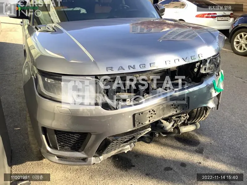 Photo 2 of 25: 2020 Land Rover Range Rover Sports SDV6, VIN SALWA2BK5LA743102 — Korean insurance auction