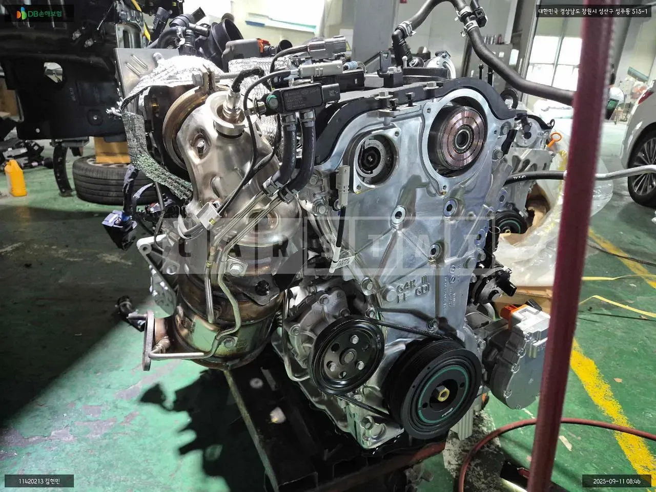 Photo 2 of 3: 2025 Hyundai Engine Palisade Hybrid Engine, VIN KMHRK81ADTU016209 — Korean insurance auction