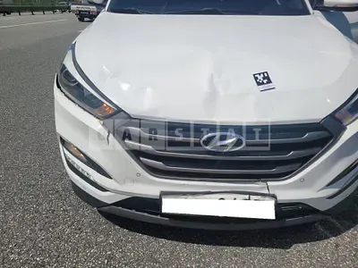 Photo 1 of 14: 2016 Hyundai Tucson, VIN KMHJ581ABGU168469 — Korean insurance auction