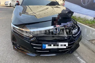 Photo 1 of 12: 2021 Honda Accord Hybrid, VIN 1HGCV3690MA511010 — Korean insurance auction