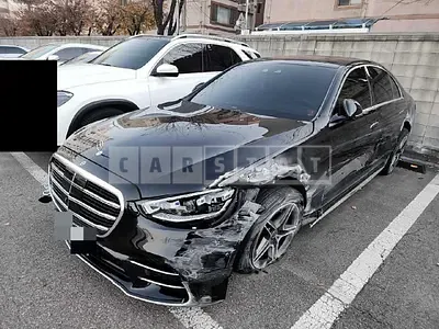 Photo 1 of 48: 2021 Mercedes-Benz S400d 4Matic, VIN W1K6F3DB2MA015174 — Korean insurance auction