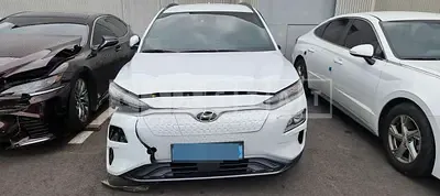 Photo 1 of 15: 2020 Hyundai Kona Electric, VIN KMHK281GFLU122563 — Korean insurance auction