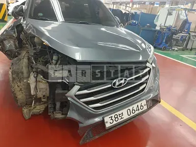 Photo 1 of 28: 2017 Hyundai Tucson, VIN KMHJ281ADHU213136 — Korean insurance auction