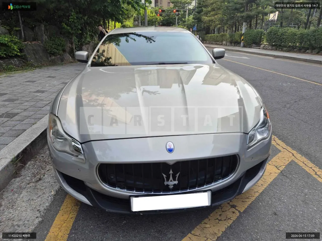 Photo 2 of 13: 2015 Maserati Quattroporte, VIN ZAM56RRA6F1142338 — Korean insurance auction