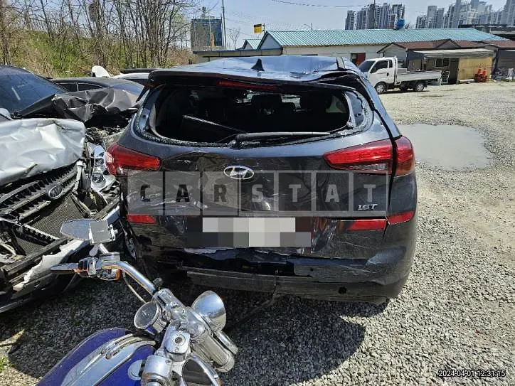 Photo 2 of 13: 2019 Hyundai Tucson TL 1.6 (Gasoline), VIN KMHJ3812GKU042356 — Korean insurance auction