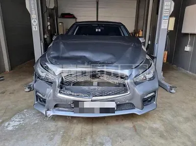 Photo 1 of 14: 2015 Infiniti Q50 2.2d — Korean insurance auction