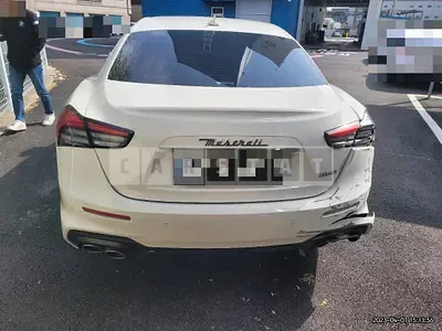 Photo 1 of 22: 2021 Maserati Ghibli Hybrid, VIN ZAM57ASG0M1376002 — Korean insurance auction