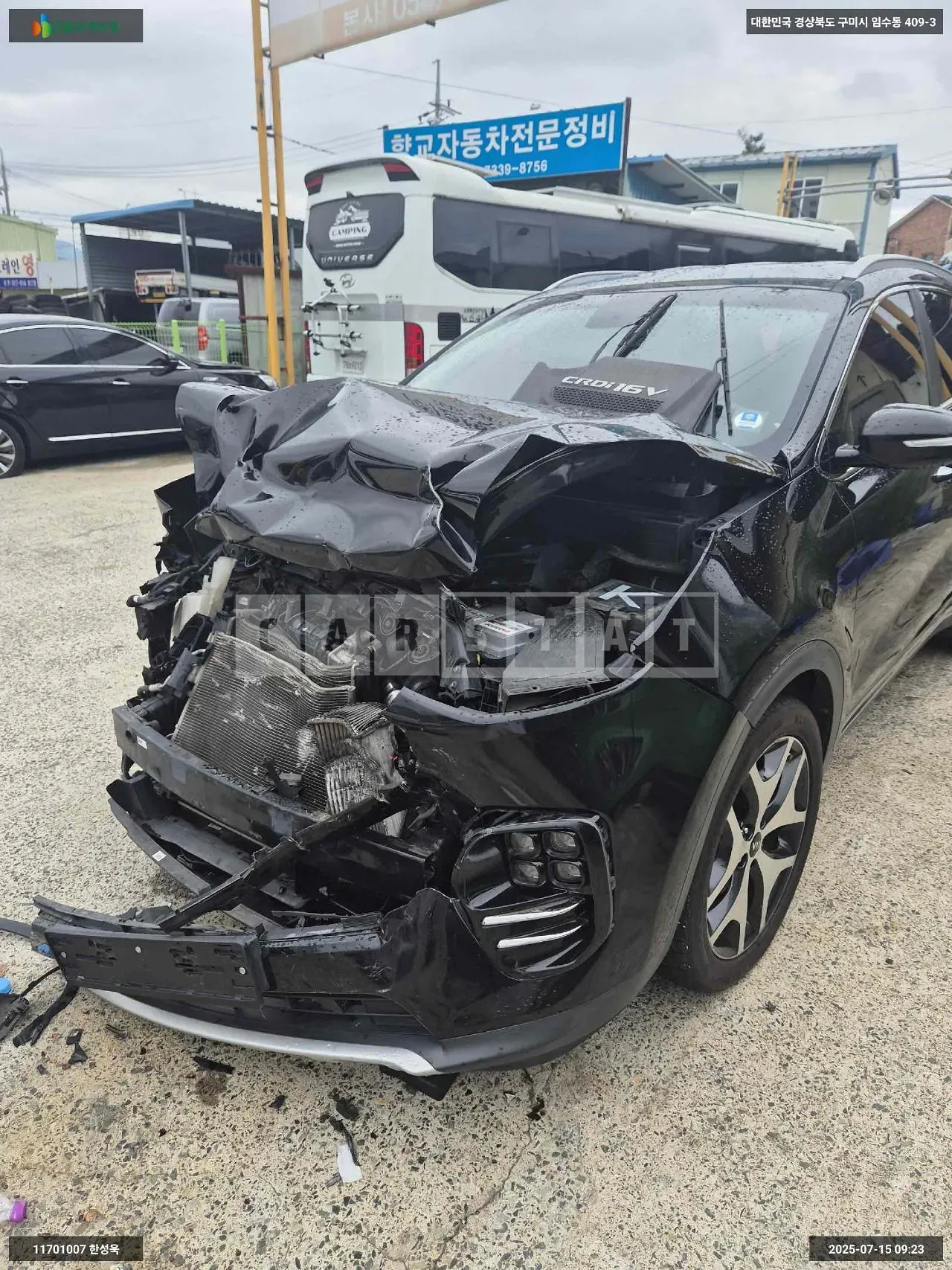 Photo 2 of 10: 2016 Kia Sportage, VIN KNAPM813BHK184658 — Korean insurance auction