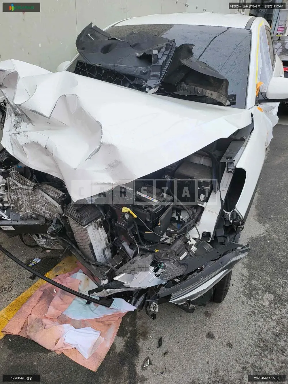 Photo 2 of 16: 2018 Hyundai Tucson, VIN KMHJ281ABJU723728 — Korean insurance auction