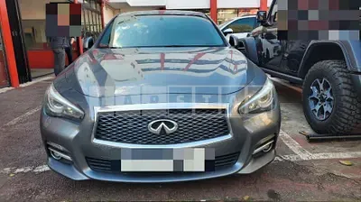 Photo 1 of 30: 2015 Infiniti Q50 2.2d, VIN JNKDV71E1FM531391 — Korean insurance auction