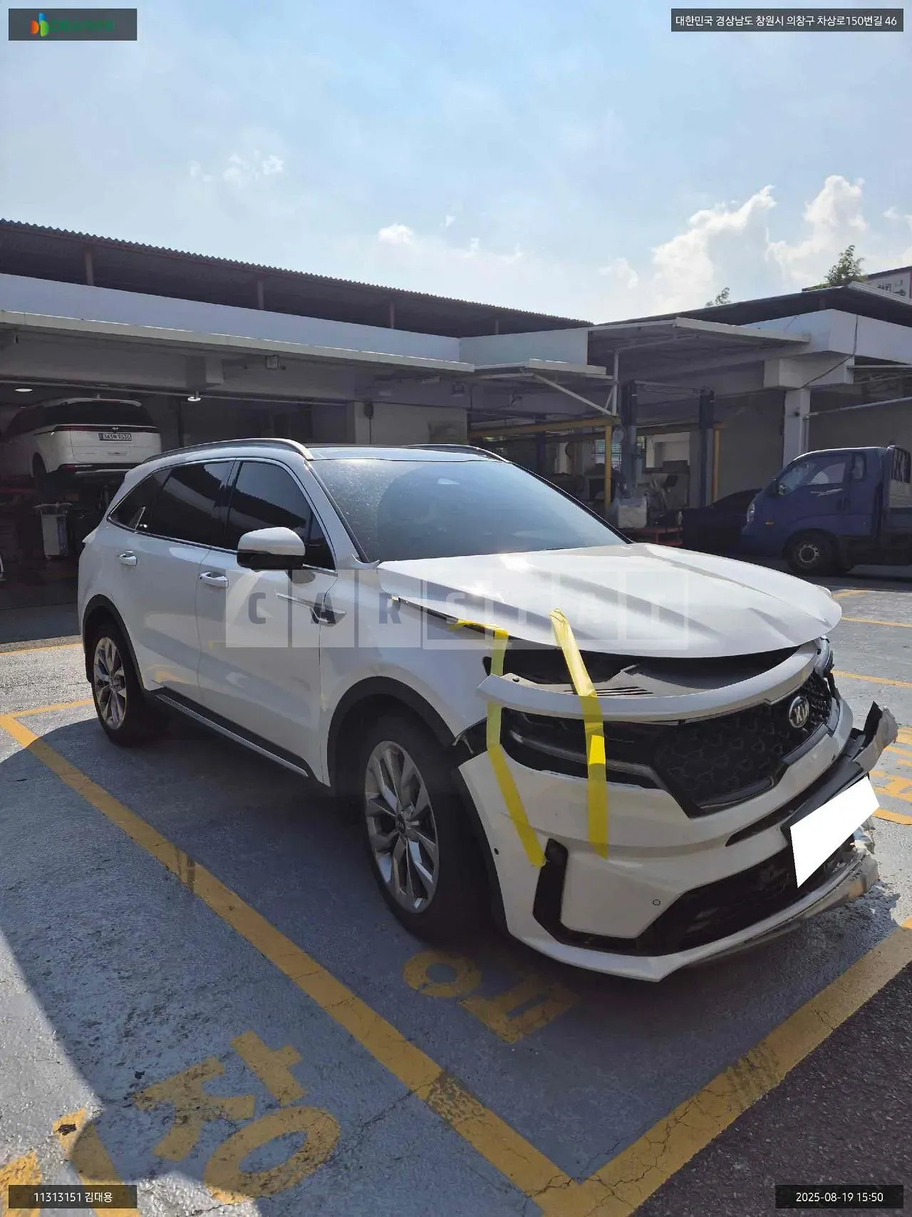 Photo 2 of 11: 2020 Kia Sorento, VIN KNARF81BGMA048411 — Korean insurance auction