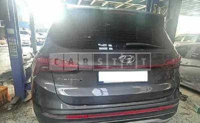 Photo 1 of 48: 2021 Hyundai Santa Fe, VIN KMHS381HGMU344820 — Korean insurance auction