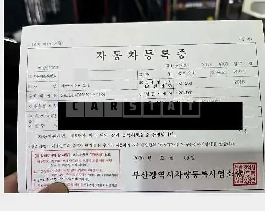 Photo 2 of 16: 2018 Jaguar XF 20d — Korean insurance auction