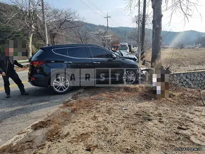 Photo 1 of 7: 2015 Hyundai Santa Fe DM Diesel — Korean insurance auction