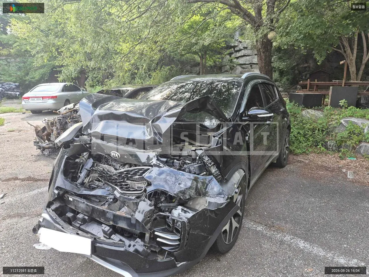Photo 2 of 7: 2015 Kia Sportage, VIN KNAPR813BGK006517 — Korean insurance auction