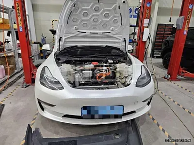 Photo 1 of 8: 2021 Tesla Model 3 Long Range — Korean insurance auction