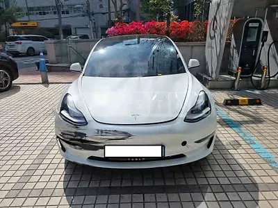 Photo 1 of 17: 2022 Tesla Model 3 Long Range, VIN 5YJ3E1EB5NF150547 — Korean insurance auction