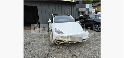 Photo 1 of 36: 2024 Tesla Model Y RWD, VIN LRWYGCFS4RC564848 — Korean insurance auction