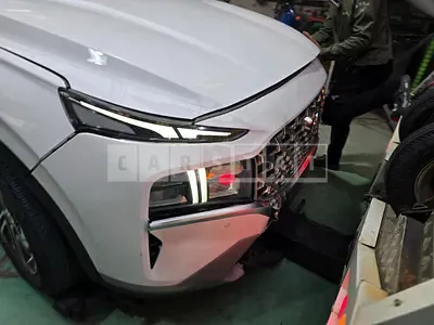 Photo 1 of 37: 2021 Hyundai Santa Fe TM, VIN KMHS281LGMU363227 — Korean insurance auction