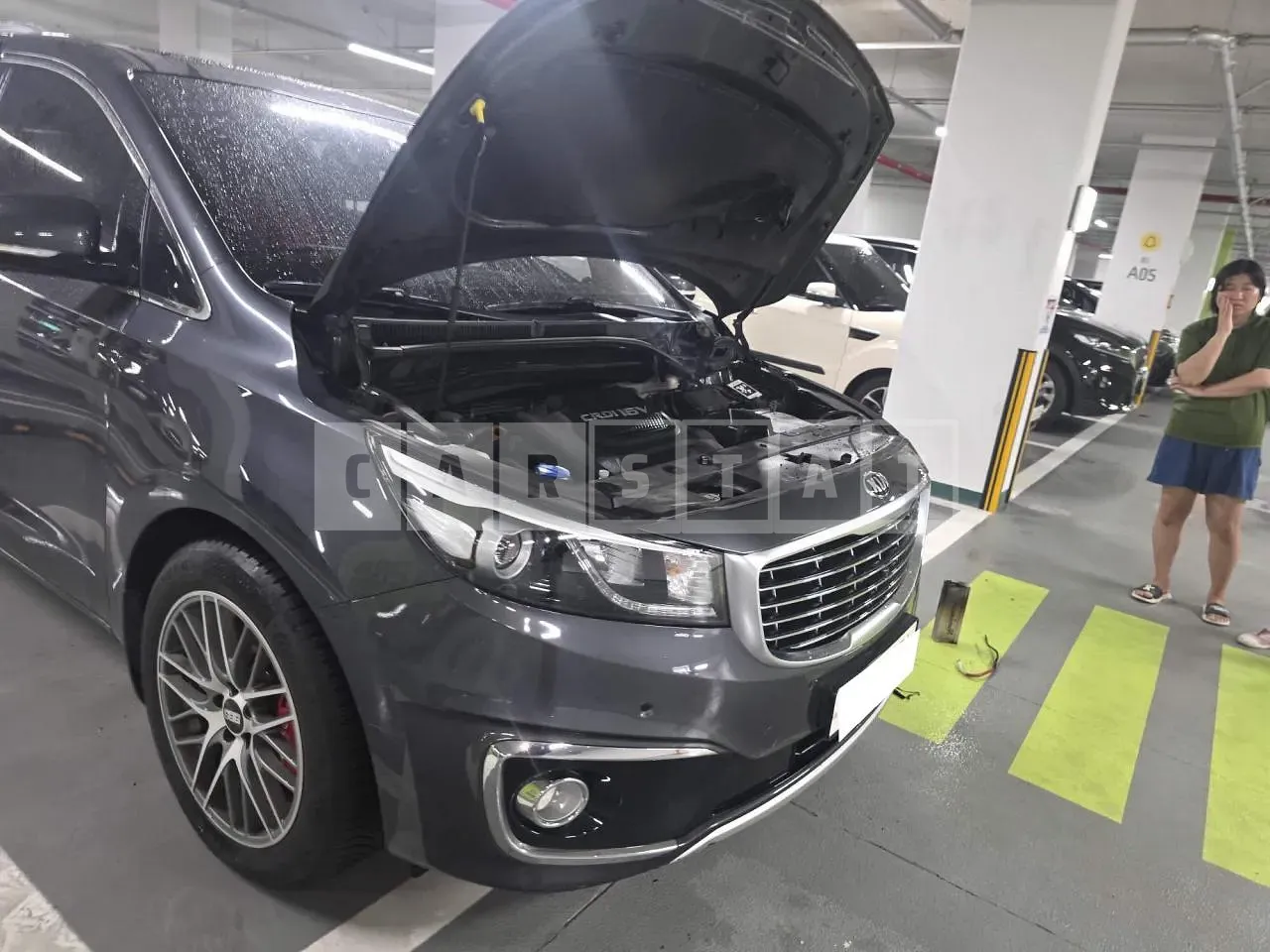 Photo 2 of 8: 2016 Kia Carnival, VIN KNAME81ABHS294620 — Korean insurance auction