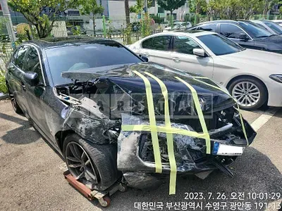Photo 1 of 12: 2022 BMW 520i, VIN WBA11BH00NCK10859 — Korean insurance auction