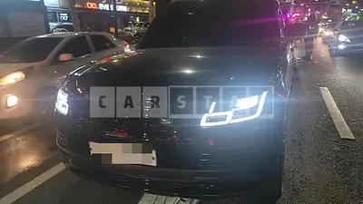 Photo 1 of 7: 2018 Land Rover Range Rover 4.4d, VIN SALGA2BJ8JA502496 — Korean insurance auction
