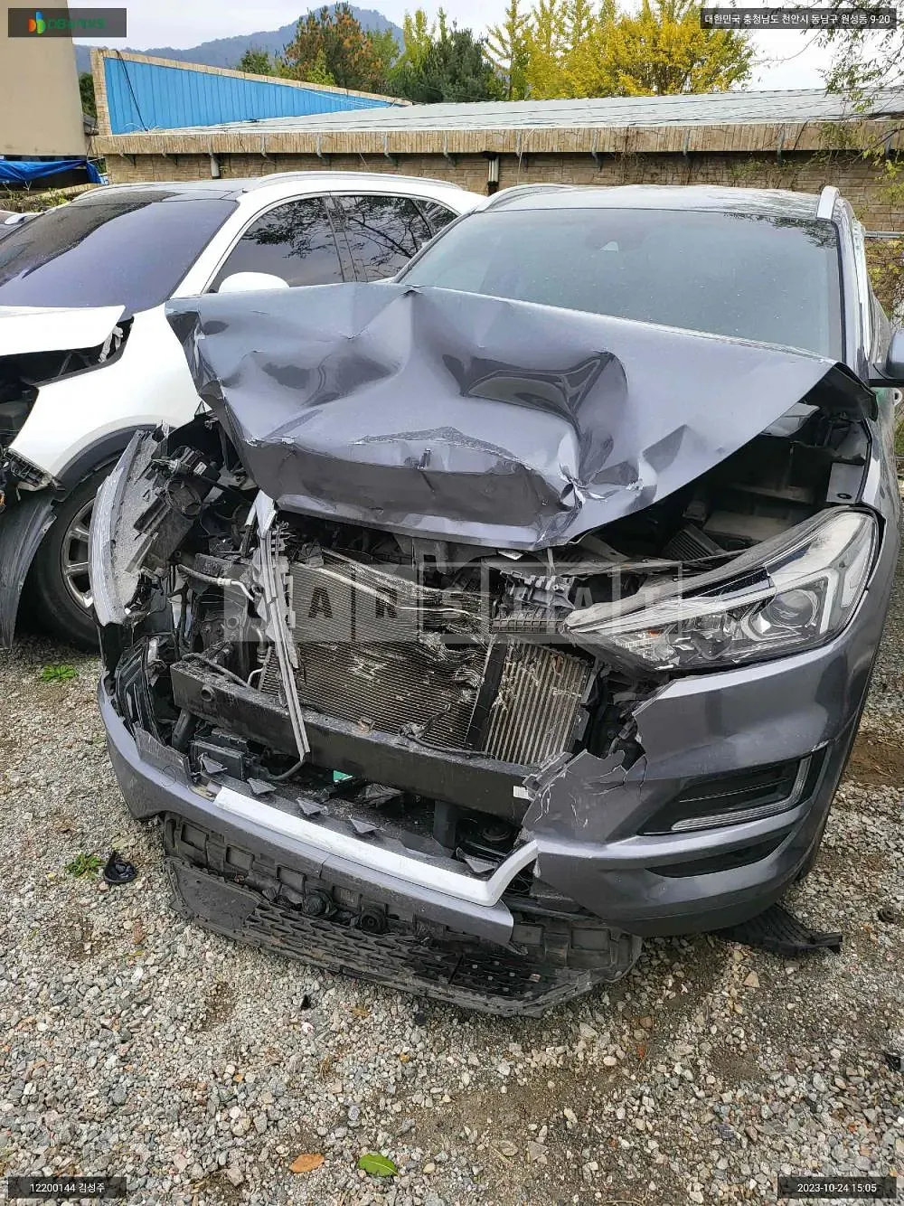 Photo 2 of 10: 2018 Hyundai Tucson, VIN KMHJ381ABKU875221 — Korean insurance auction