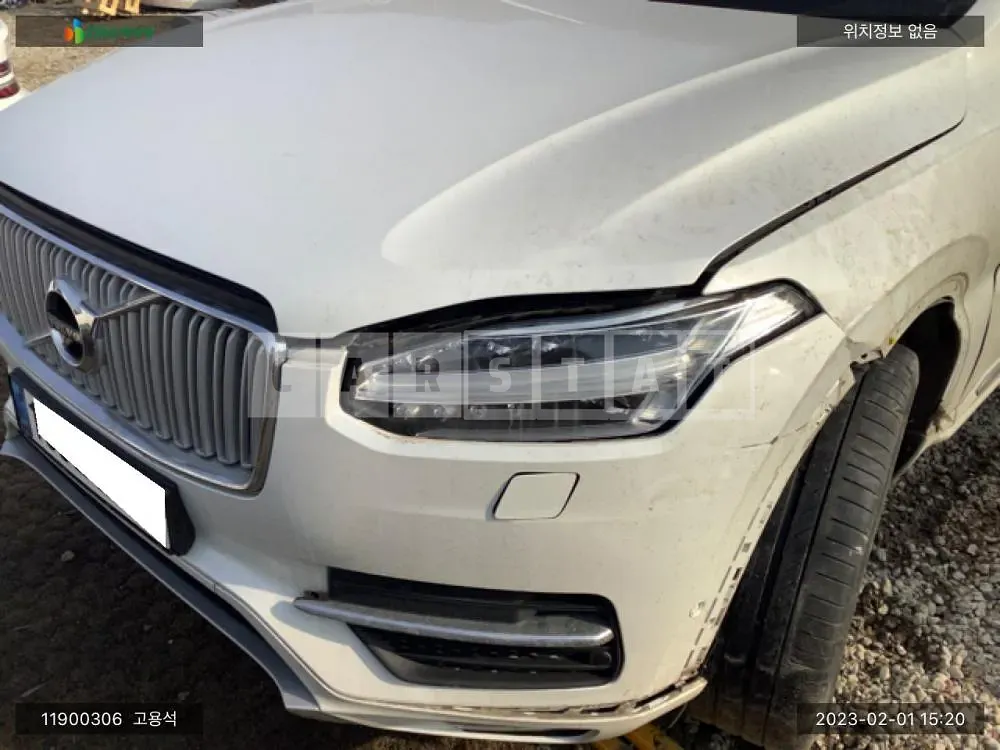 Photo 2 of 9: 2017 Volvo XC90 T6 AWD, VIN YV1LFA22CH1161990 — Korean insurance auction