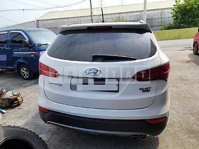 Photo 1 of 25: 2015 Hyundai Santa Fe 2.2 4WD, VIN KMHSW81XDFU457976 — Korean insurance auction
