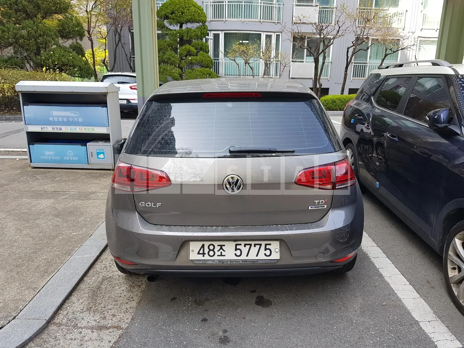 Photo 2 of 6: 2015 Volkswagen Golf 1.6 TDI — Korean insurance auction