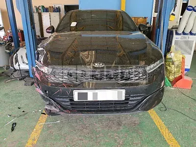 Photo 1 of 16: 2020 Kia K5 2.0(LPI), VIN KNAG541BBLA008277 — Korean insurance auction