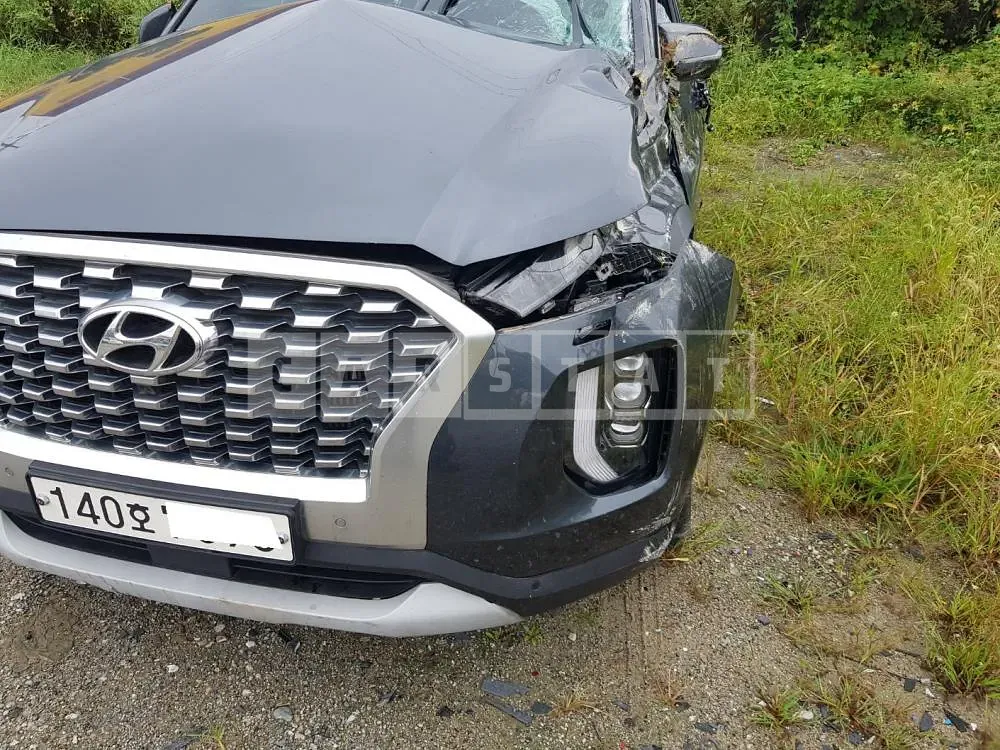 Photo 2 of 31: 2020 Hyundai Palisade, VIN KMHR381ABMU175453 — Korean insurance auction