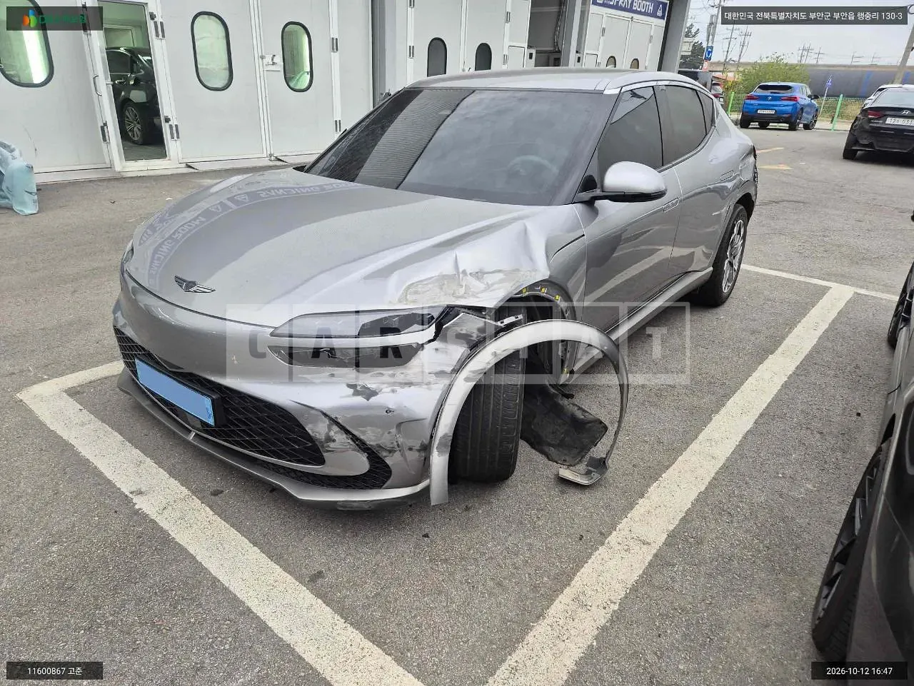 Photo 2 of 12: 2023 Genesis GV60, VIN KMTKB81AFPU016818 — Korean insurance auction
